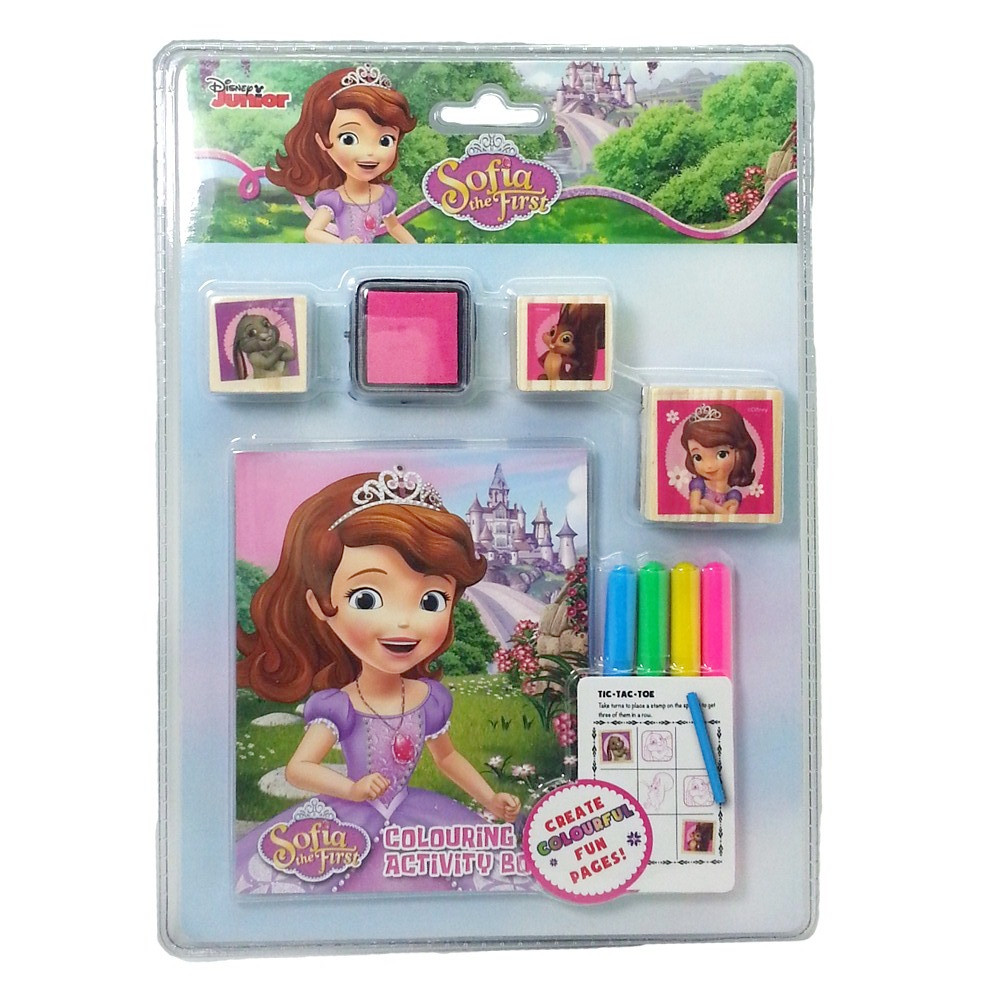 DISNEY SOFIA THE FIRST FOREST COLORING & STAMPER SET-0